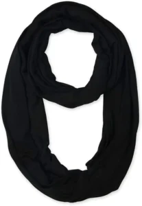 Black scarf hijab infinity wrap