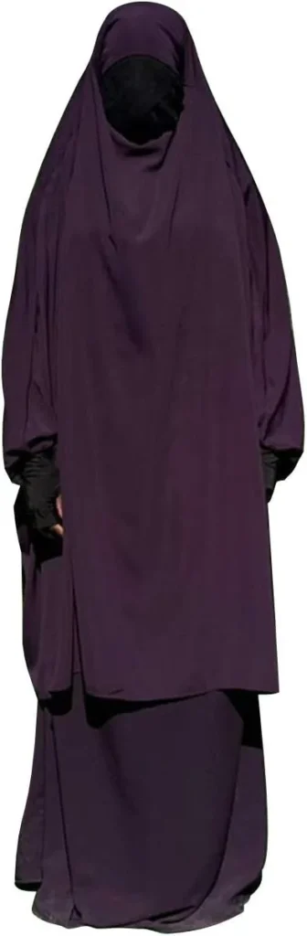 Purple burqa style