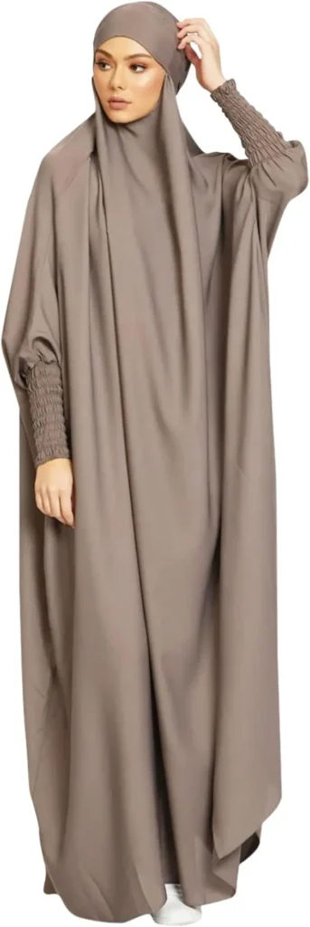 beige color burqa